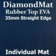 Rubber Top EVA – Straight Edge – 35mm Diamond Mat – Individual