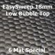 18mm EasySweep Rubber Stable Mats–Low Bubble Top–6 Mat Special - FREE SHIPPING