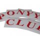 Pony Club Vinyl Letter Set